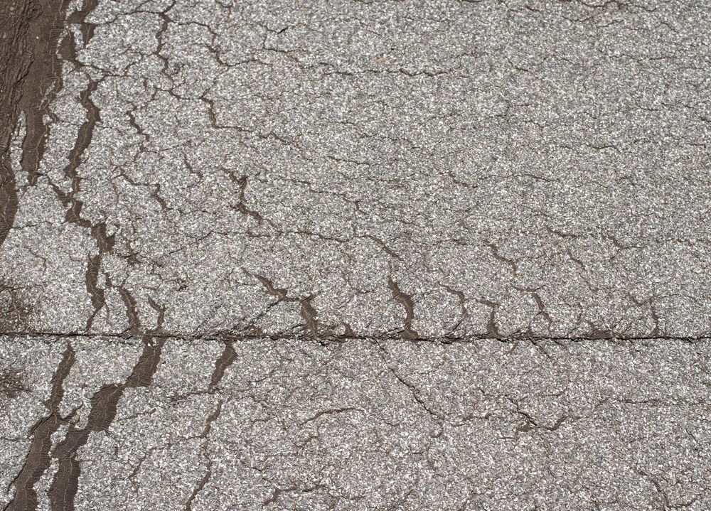 Losliggend dakleer op plat dak in Loon op Zand